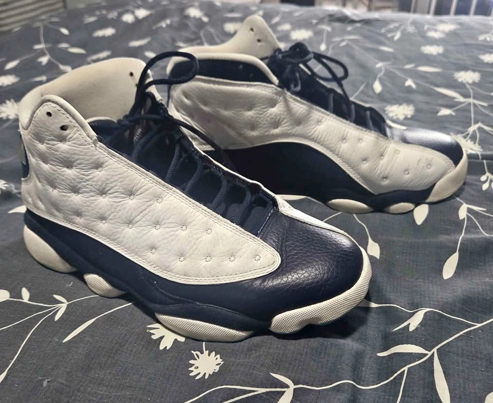 Mens US Size 11 - Air Jordan 13s White/Blue