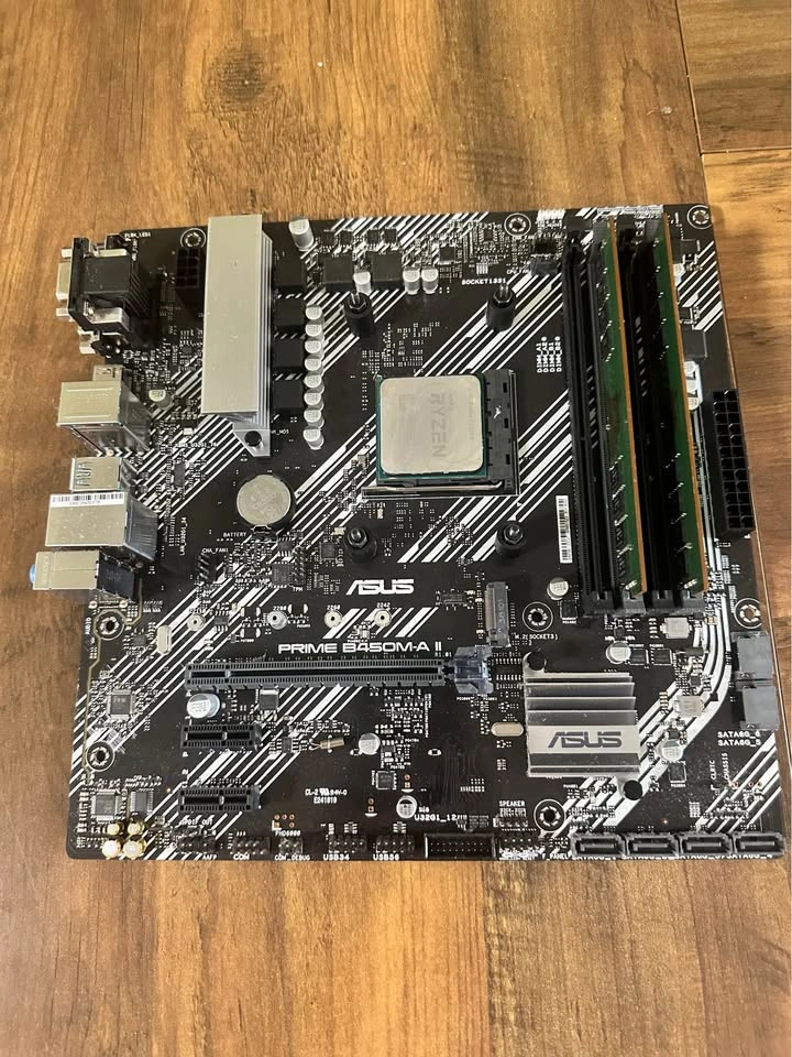 Ryzen 7 5800x asus b450m-a matx 16 gb ddr4 - photo 2