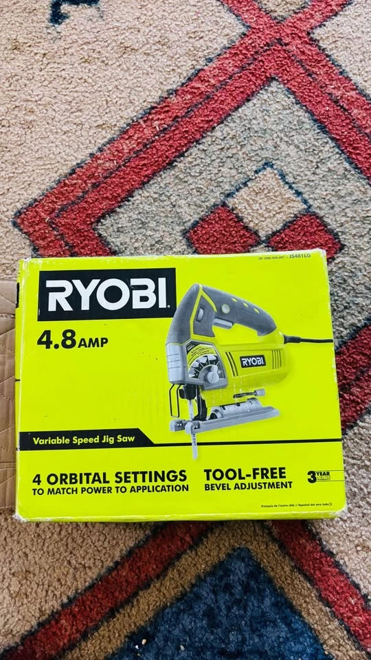 RYOBI 4.8 Amp Variable Speed Jig Saw – Complete with Blade, Box - photo 5