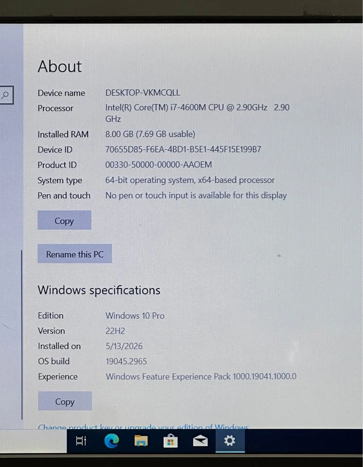 LENOVO T440P i7 4th GEN 8/512 GB SSD CAM - photo 2