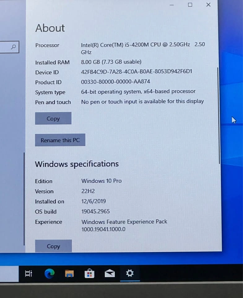 Lenovo L440 i5 4th gen 8gb 256gb ssd Webcam - photo 3