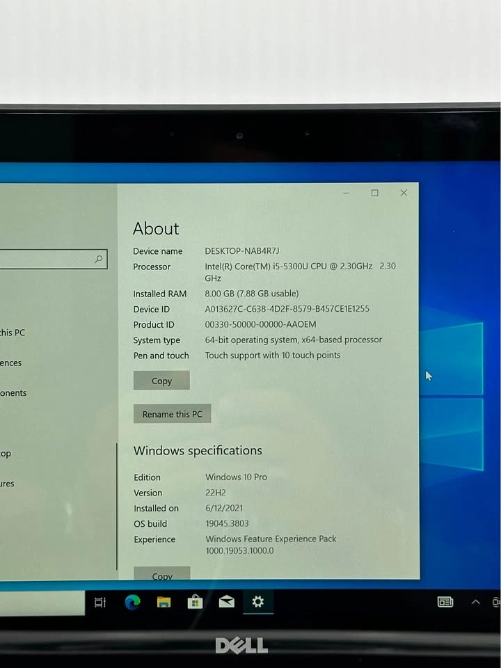 Dell Latitude E7450, 5th gen i5, 8GB RAM, 256GB SSD, 14'' Touch - photo 2