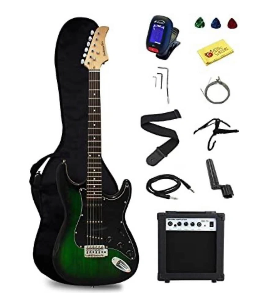 Stedman Beginner Series Bass Guitar Bundle with 15-Watt Amp - photo 2