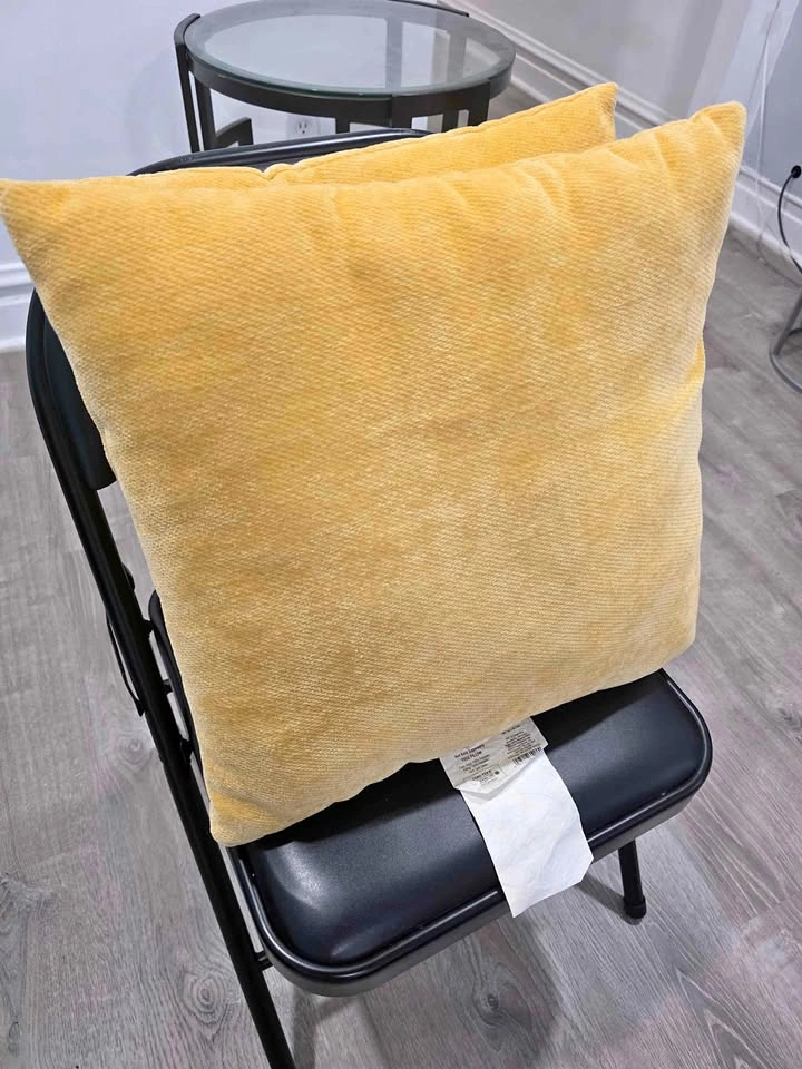 Set of 2 Threshold Yellow Toss Pillows – 18x18