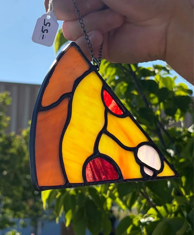 Stained glass pizza 🍕 - photo 2
