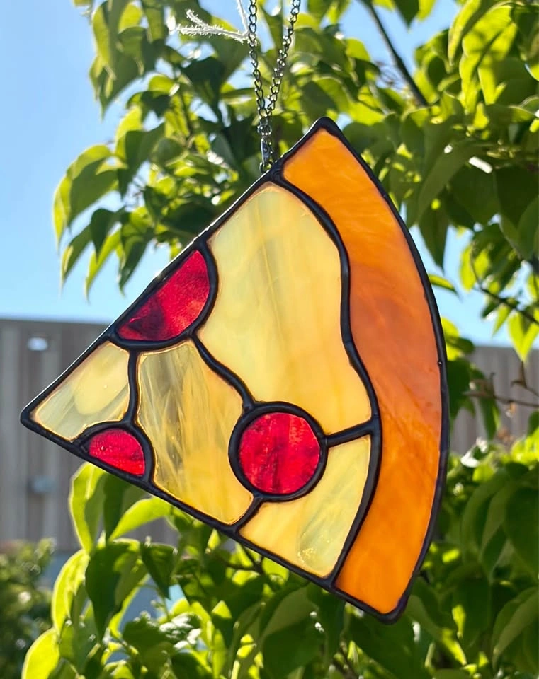 Stained glass pizza 🍕 - photo 3