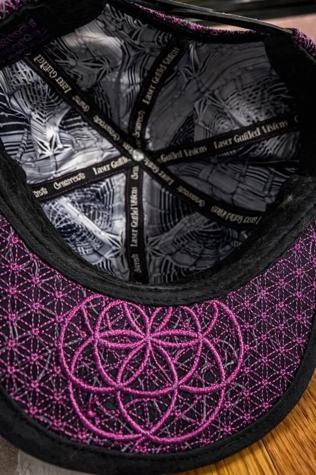 Grassroots Sacred Geometry Snapback – Laser Guided Visions - photo 2