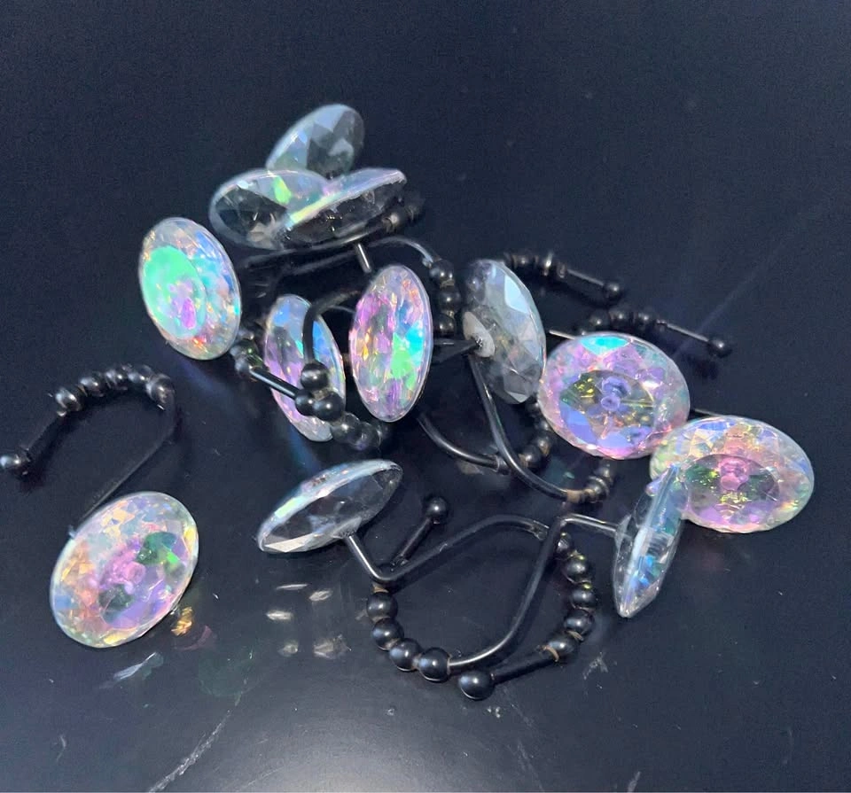 Crystal Beaded Curtain Tiebacks