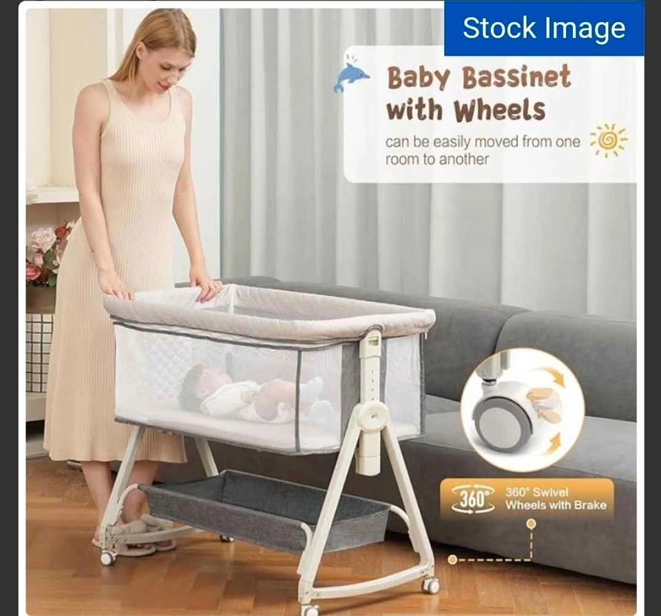 MEICHYUN Bedside Sleeper for Baby - Beige - photo 5