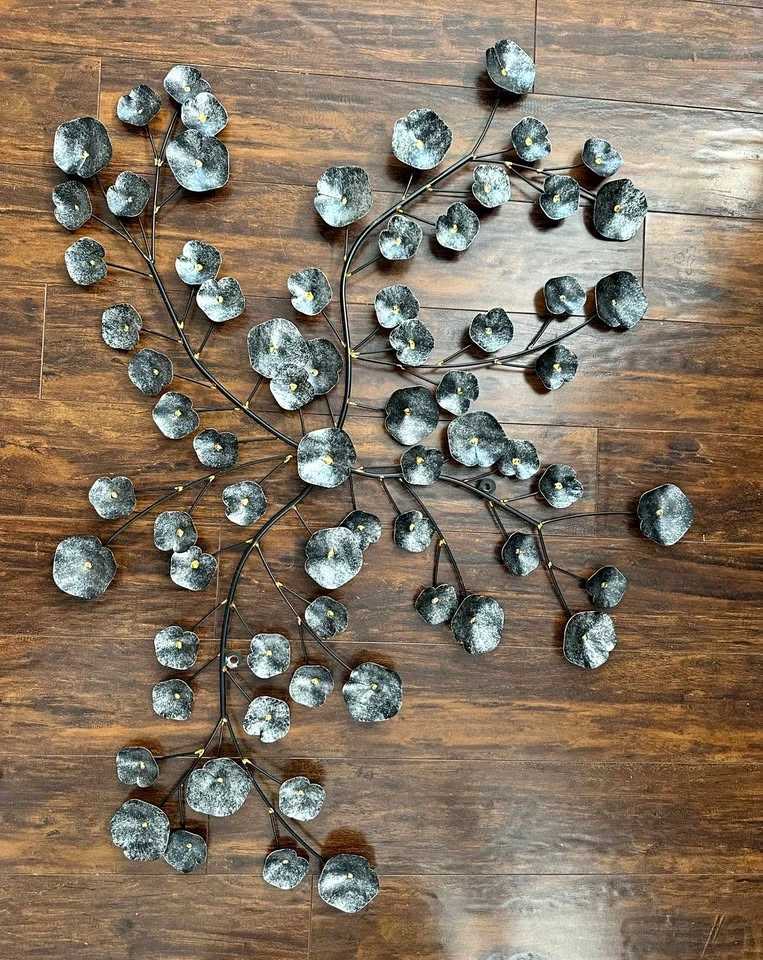 Metal Floral Wall Art
