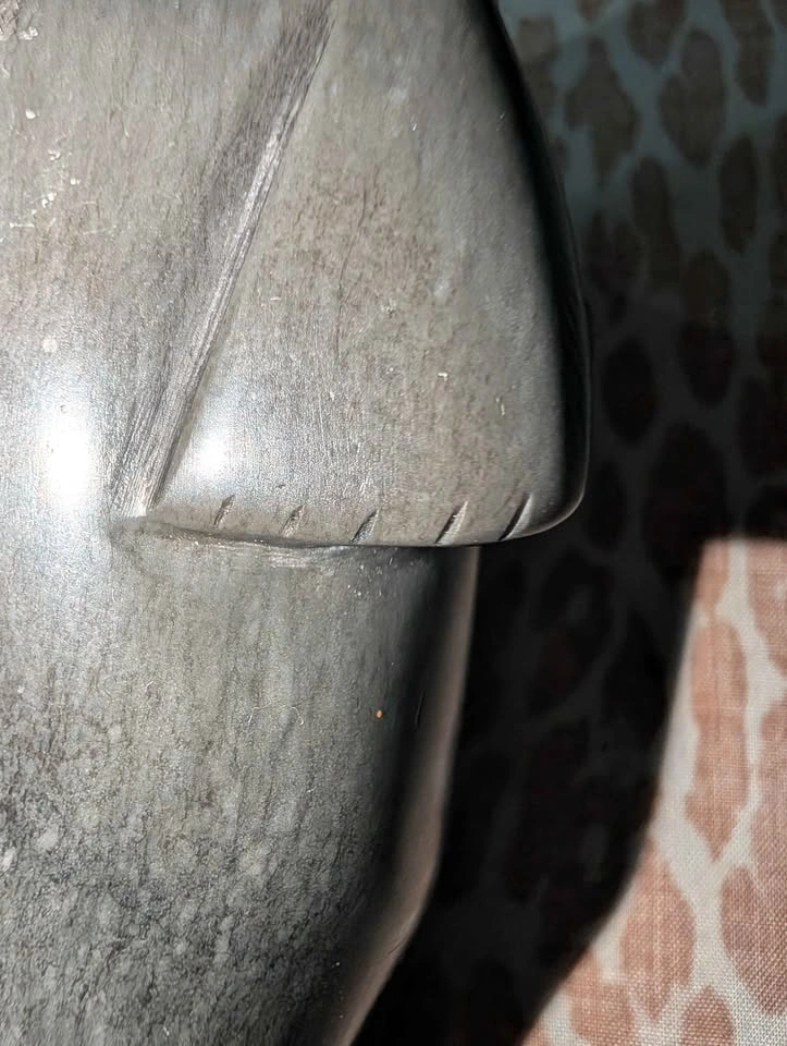 Hand-Carved Soapstone Seal Sculpture - photo 5