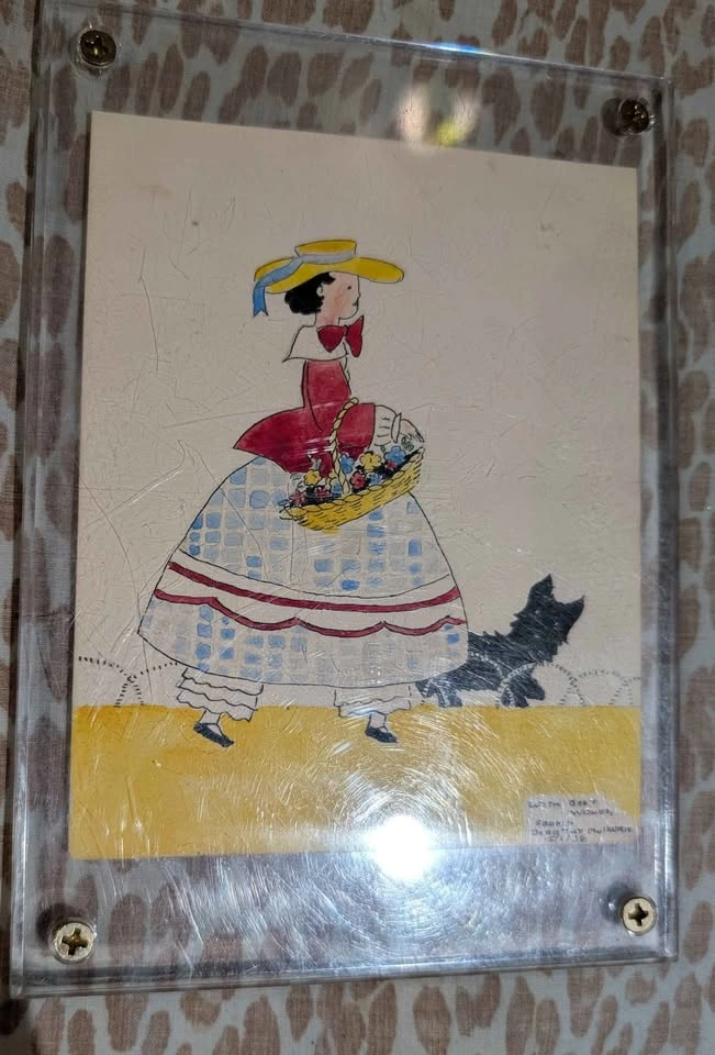 Vintage 1938 Dorothy Mulkern Watercolor Illustration - photo 5