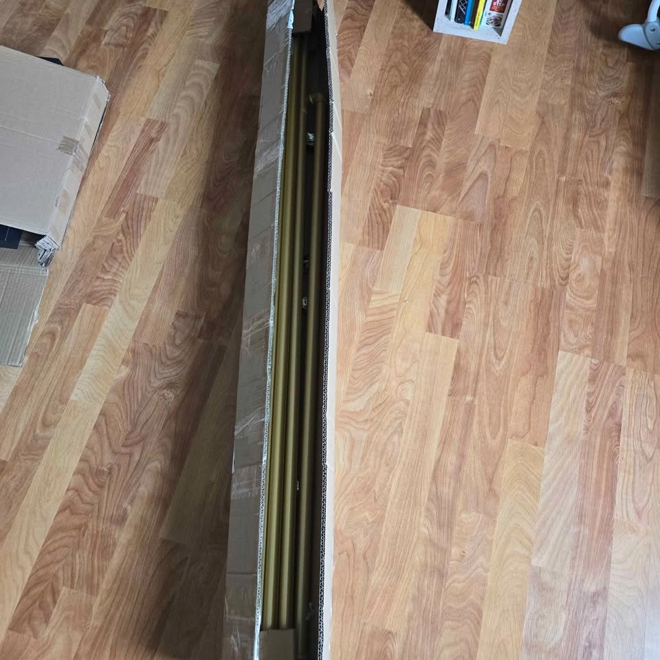 Industrial Pipe Rolling Clothing Rack - photo 3
