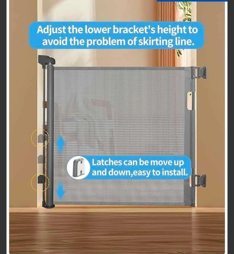 Retractable Baby/Pet Gate 33.6x55 inches - photo 3