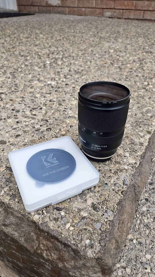 Tamron 17-28 f2.8 Sony FE lens with ND filter
