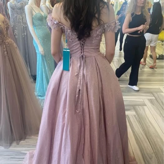 May Queen Mauve Ballgown (Like New) - photo 2
