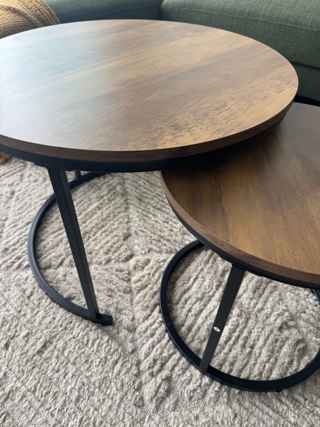 Round Nesting Coffee Tables - photo 2