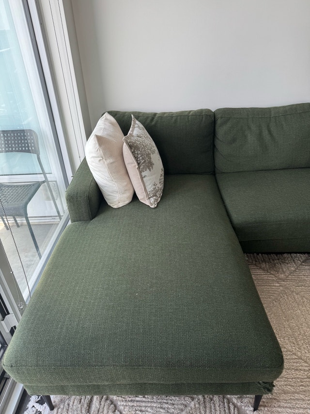 Green Sectional Sofa - photo 2