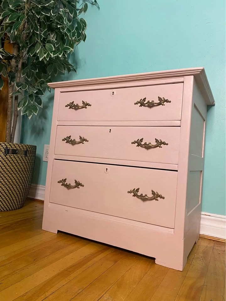 FREE DELIVERY: Cute Pink Dresser $100 (HRM) - photo 5