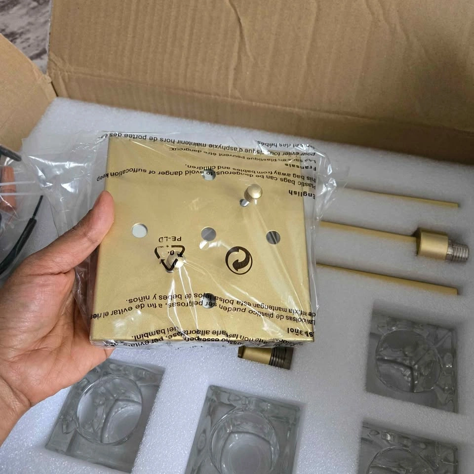 Mount Ceiling Light Glass 5 Lights -Brand New (2 Available) - photo 4