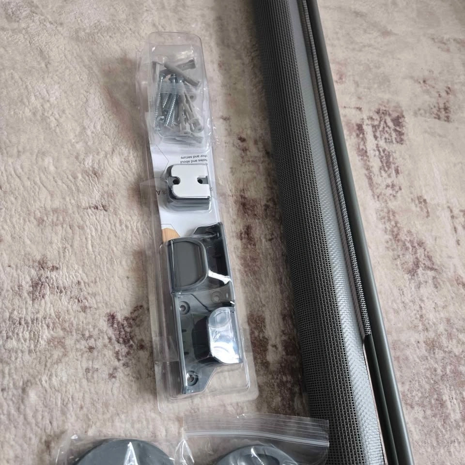 Retractable Gate - Grey, 33.6" Tall x 55" Wide - Brand New - photo 2
