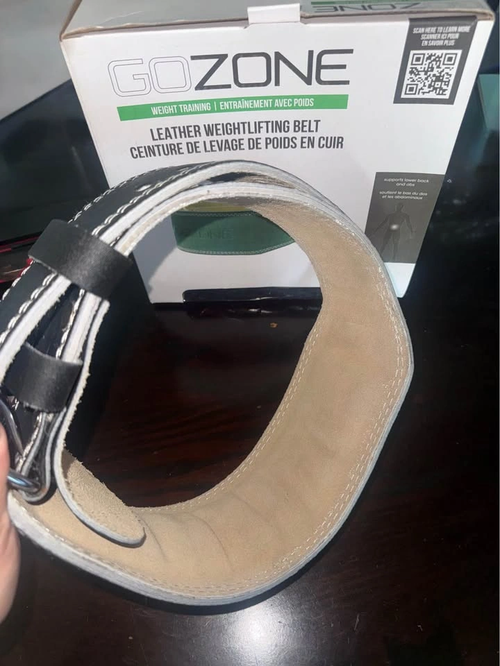 Leather Weightlifting Belt –Brand New - photo 2