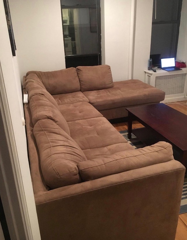 brown sectional - Free Delivery - photo 3