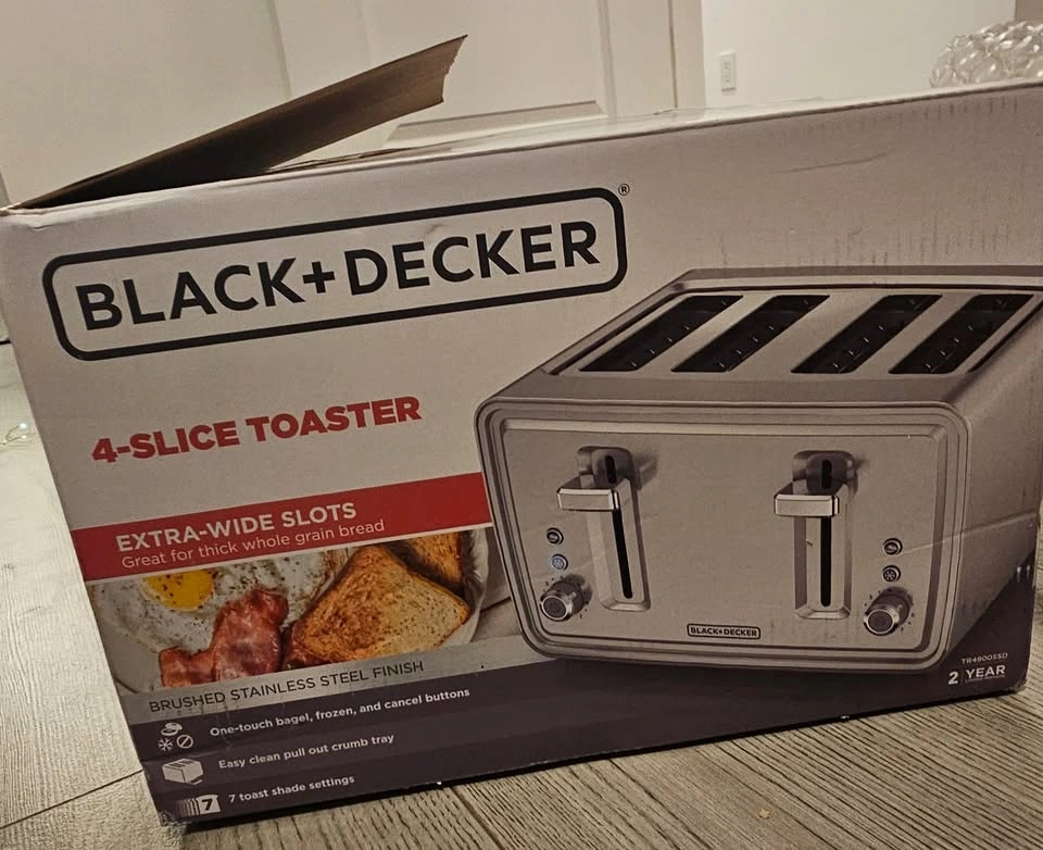 Black and Decker Toaster - 4-Slice - Stainless Steel - photo 2