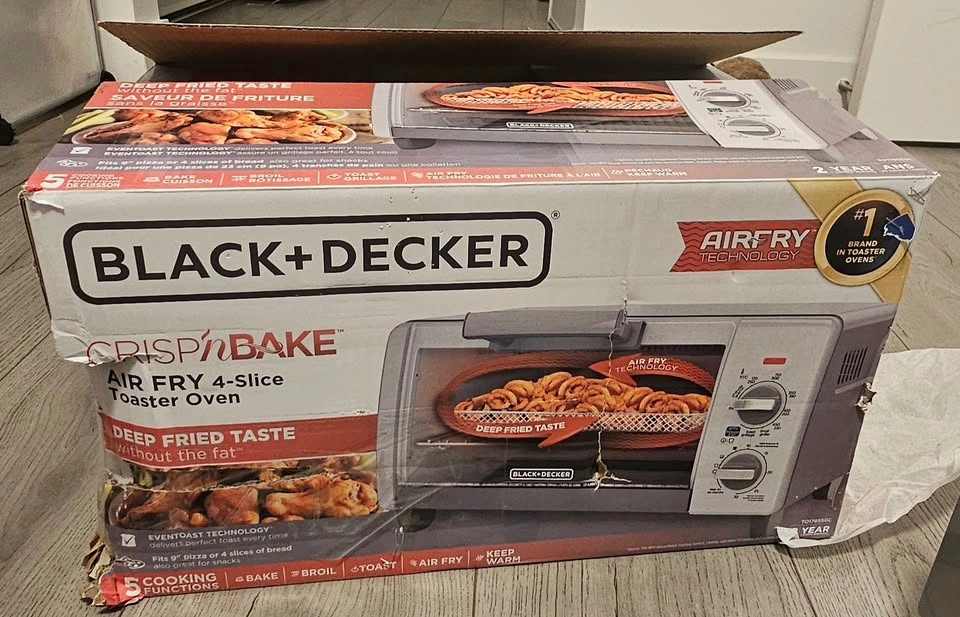 BLACK+DECKER 4-Slice Stainless Steel Toaster Oven - photo 2