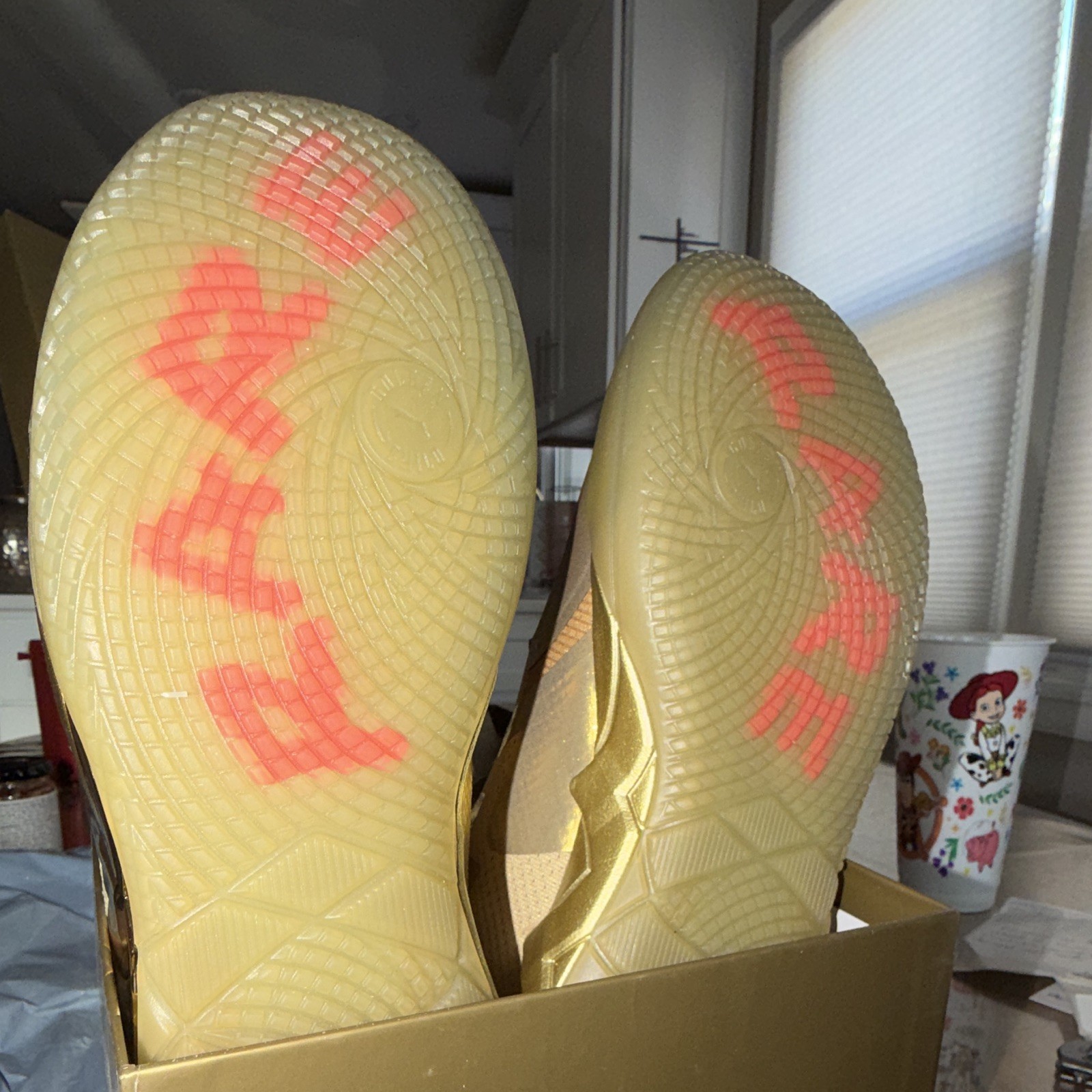 PUMA MB.01 Golden Child Gold/Coral Mid Top Sneakers 2023 - photo 4