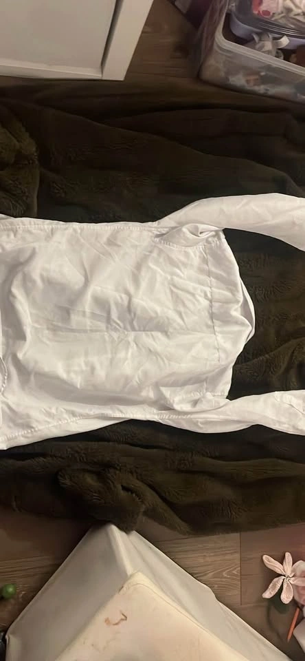 U.S. Polo Assn. White Slim Fit Long-Sleeve Button-Up Shirt M - photo 3