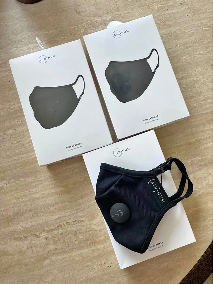 3 Airinum Urban Air Face Masks and 24 Filters