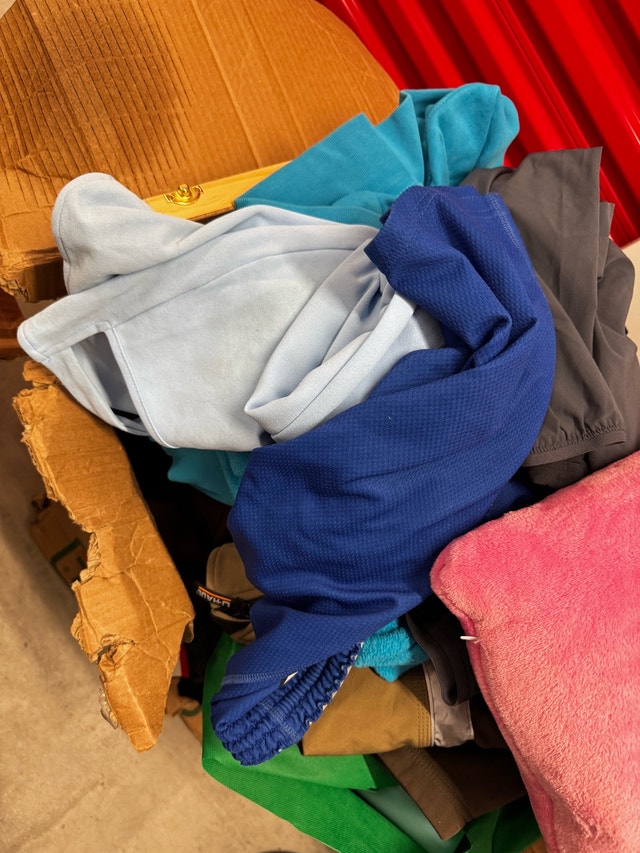 Huge XL U-Haul Box Full of Clothes - photo 3
