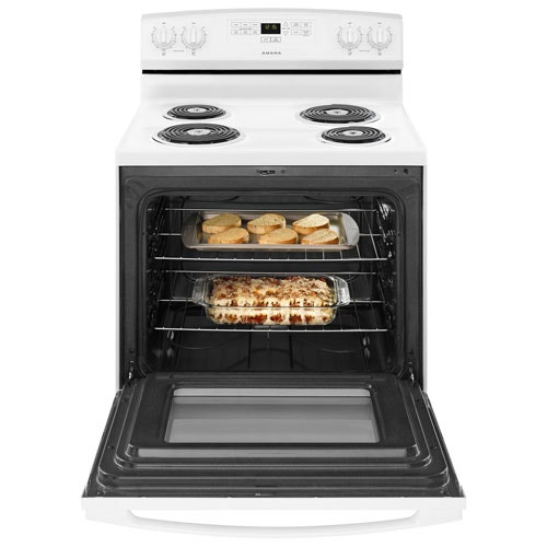 Amana 30" 4.8 Cu. Ft. Freestanding Electric Coil Top Range - photo 2