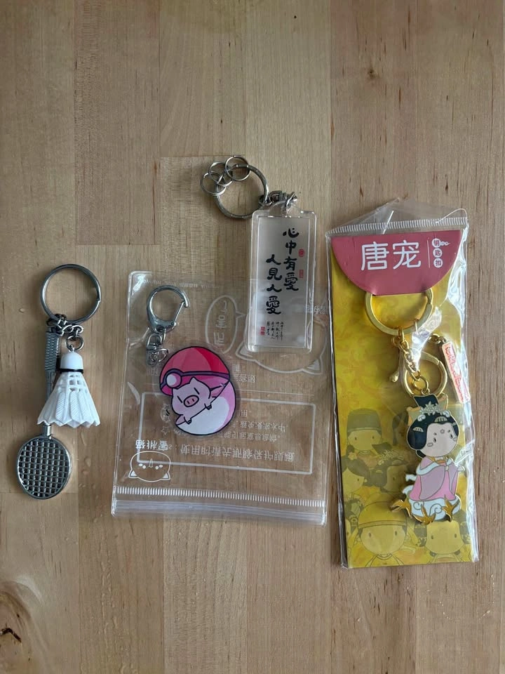 Cute Keychain Bundle – Mix of Kawaii & Chinese Style