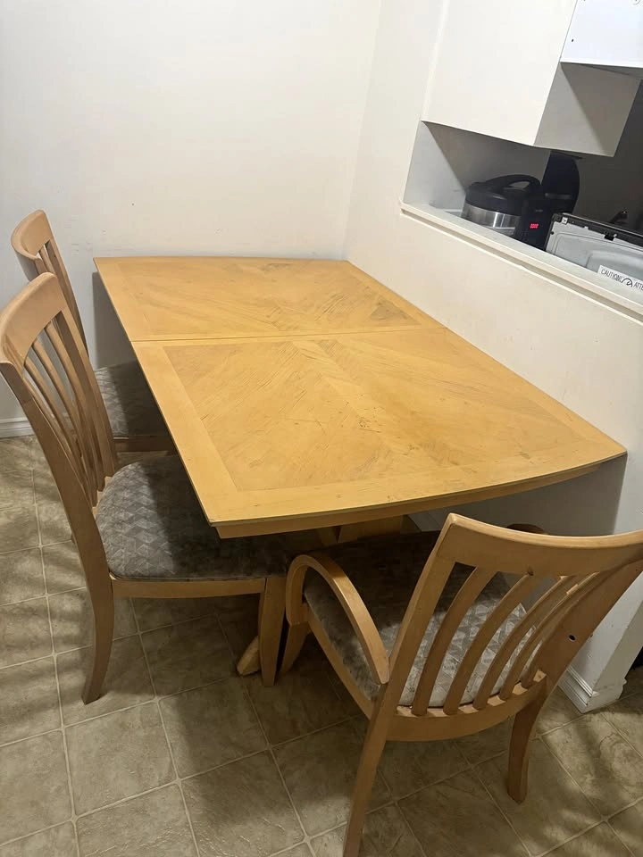 Dinning set (Table and 3 chairs)