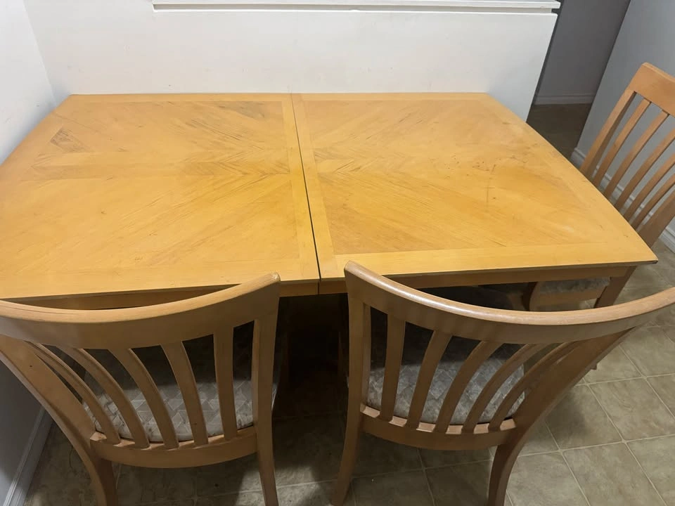 Dinning set (Table and 3 chairs) - photo 2