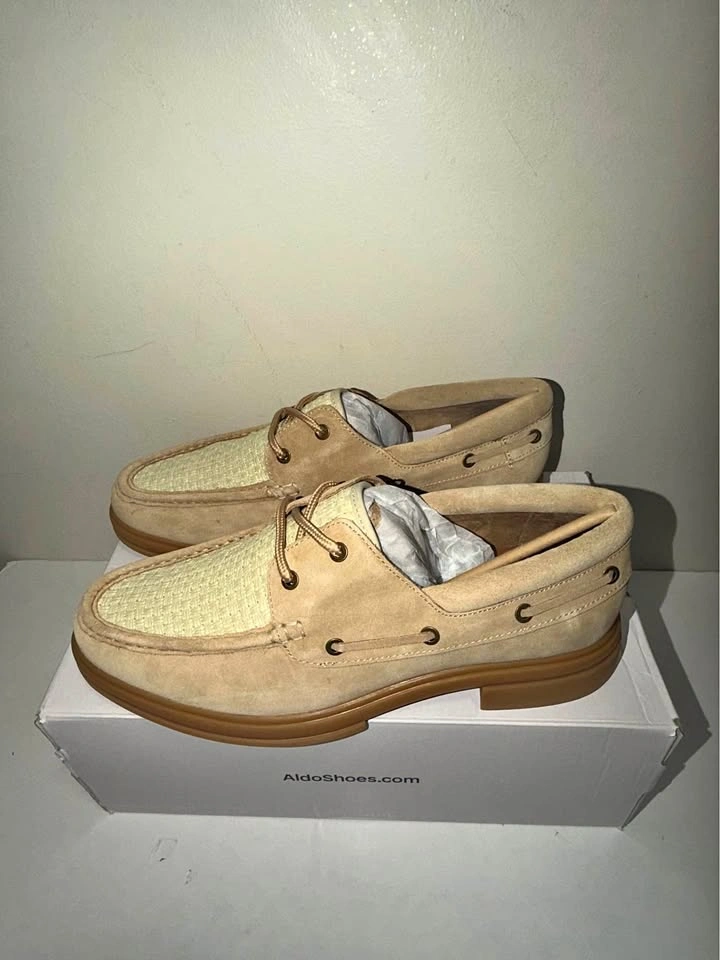 New Aldo Men Suede Leather Shoes. Size 12 US.