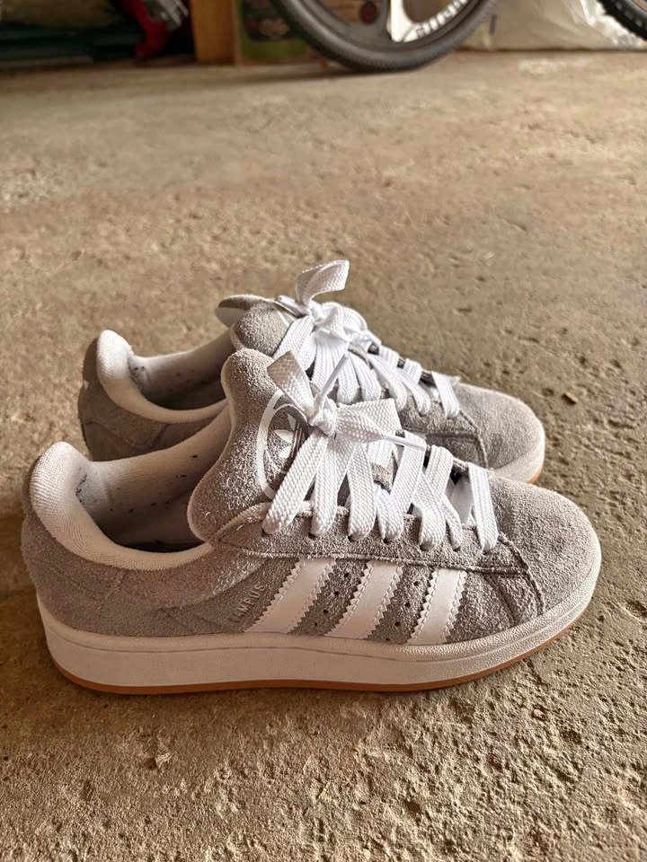 Adidas Campus 00s - Grey with White Stripes