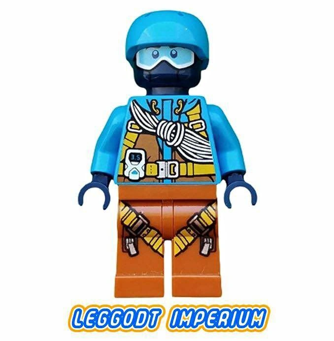 Lego City Arctic Minifigures - Explorer Biologist Driver Climber