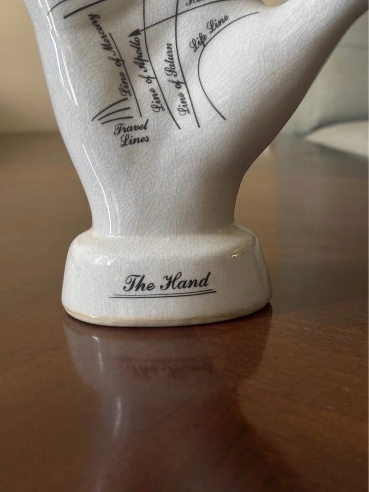 Ceramic Palmistry Hand Sculpture - photo 3