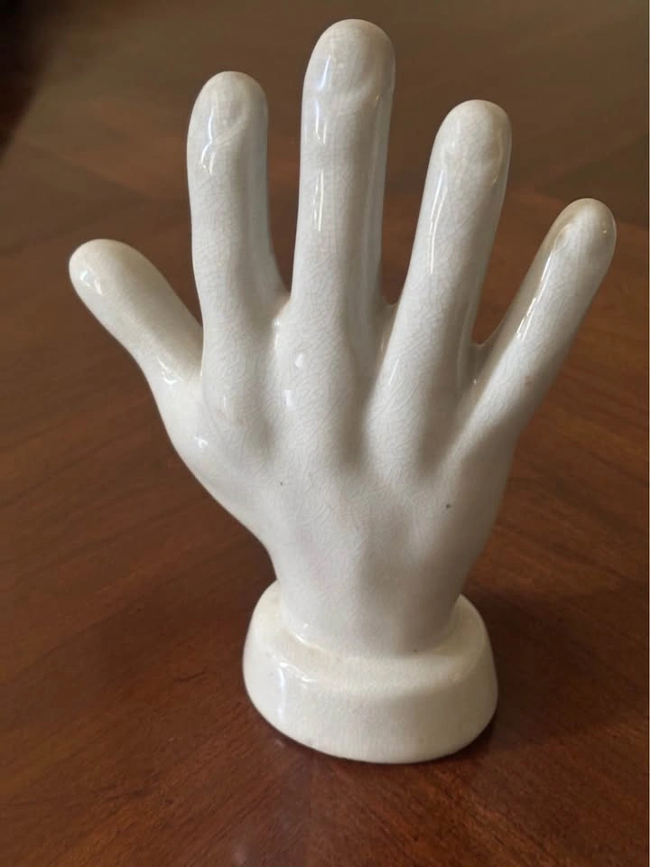 Ceramic Palmistry Hand Sculpture - photo 5