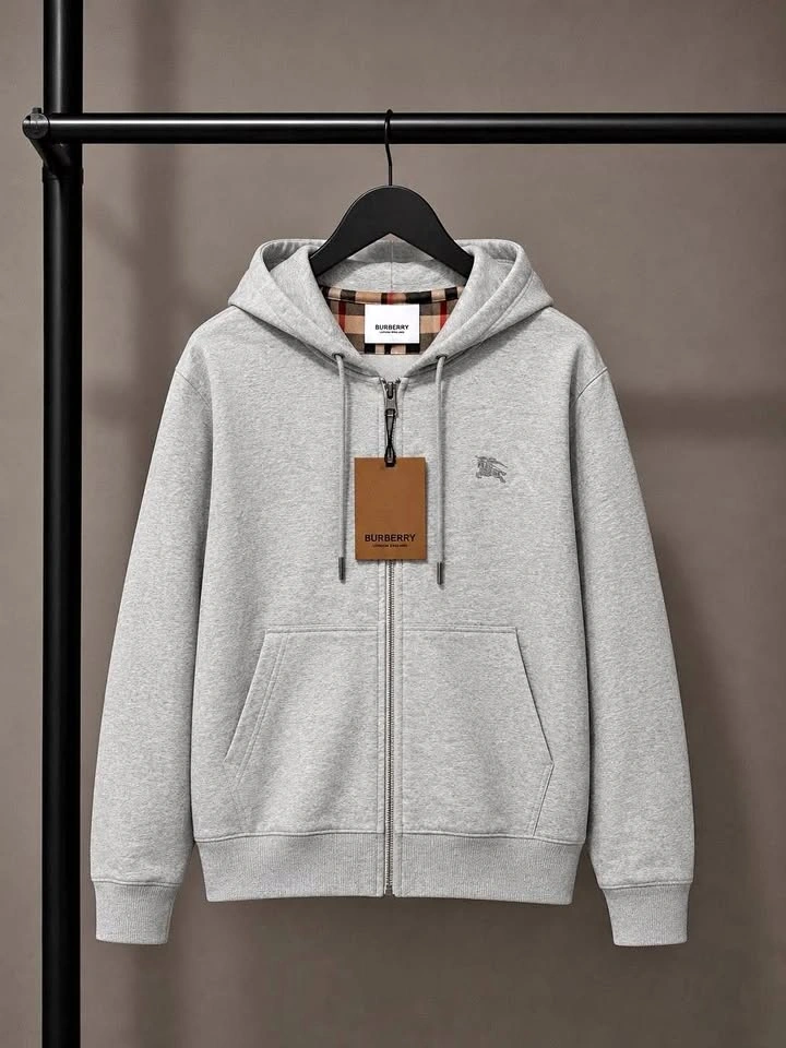 Burberry Plaid Grey Hoodie