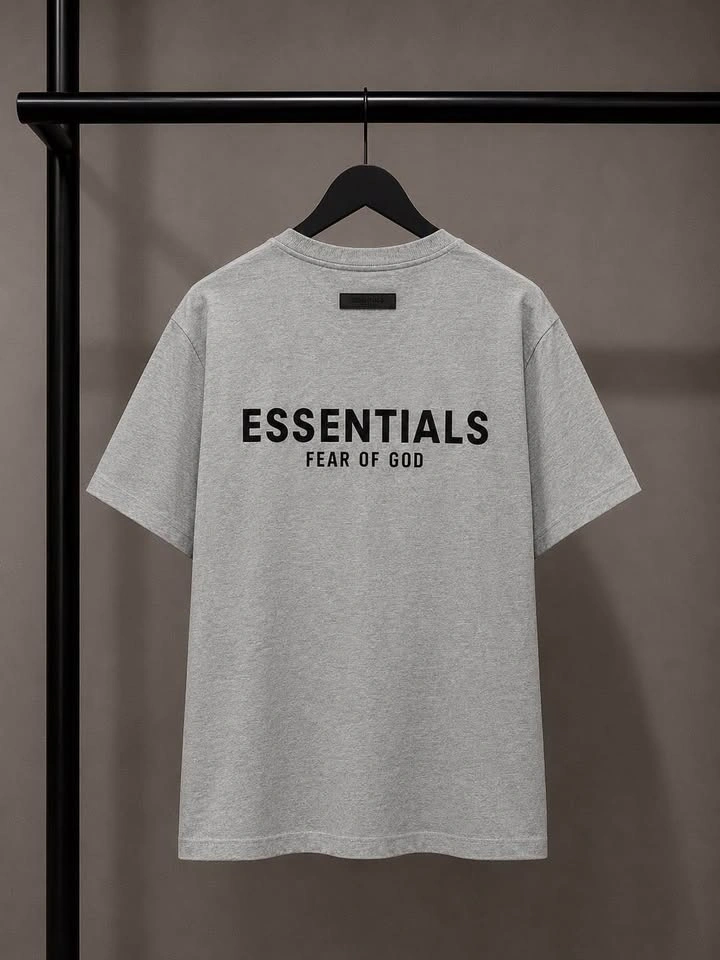 Essentials Light Heather Gray Shirt - photo 2