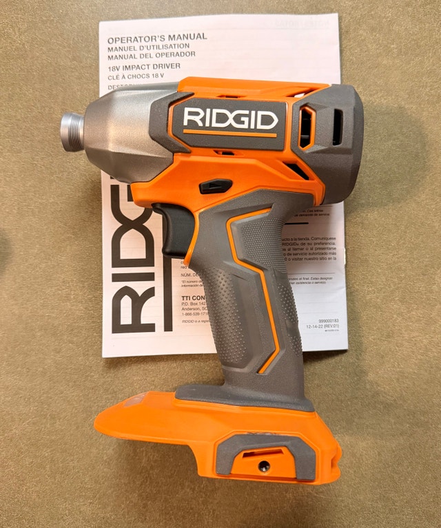 RIDGID 18V Cordless 1/4 Inch Impact Driver