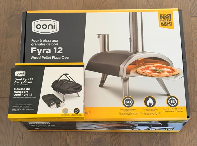 Ooni Fyra 12 Wood Pellet Pizza Oven w/ Carry Cover - New