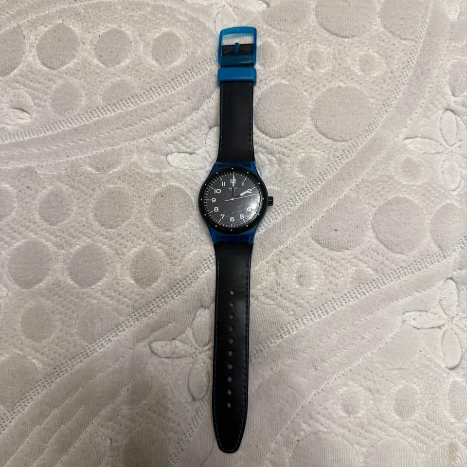 Swatch Automatic watch, Blue & Black, Brand New - photo 2