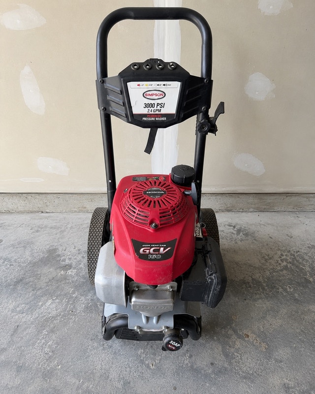 Simpson 3000 PSI Honda Gas Pressure Washer *Unit Only*