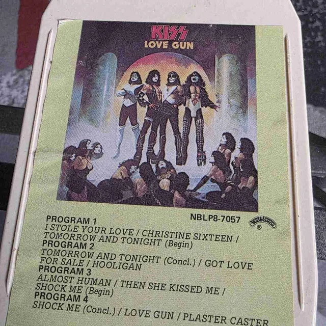 KISS Love Gun 8-Track Tape thumbnail