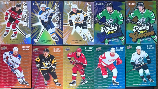 Upper Deck Allure Hockey Trading Card Lot